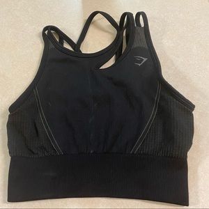 Black Gymshark Sports Bra